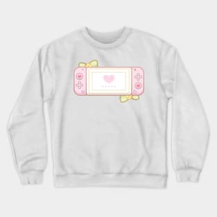 Cute Cozy Pink Big Gaming Console Crewneck Sweatshirt